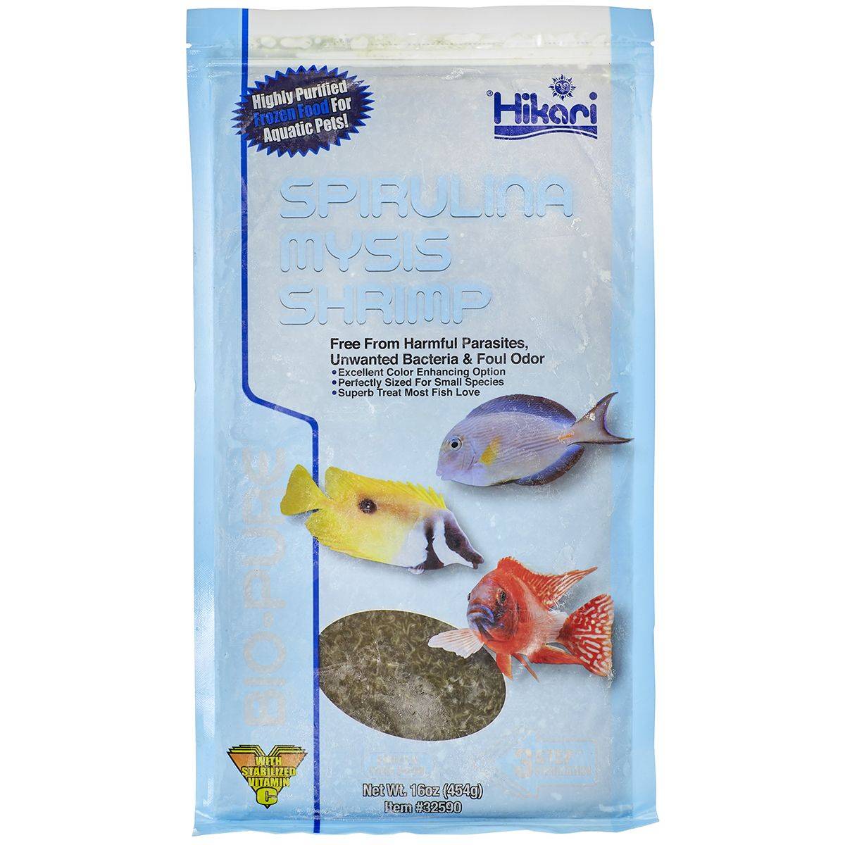 Frozen Spirulina Mysis Shrimp