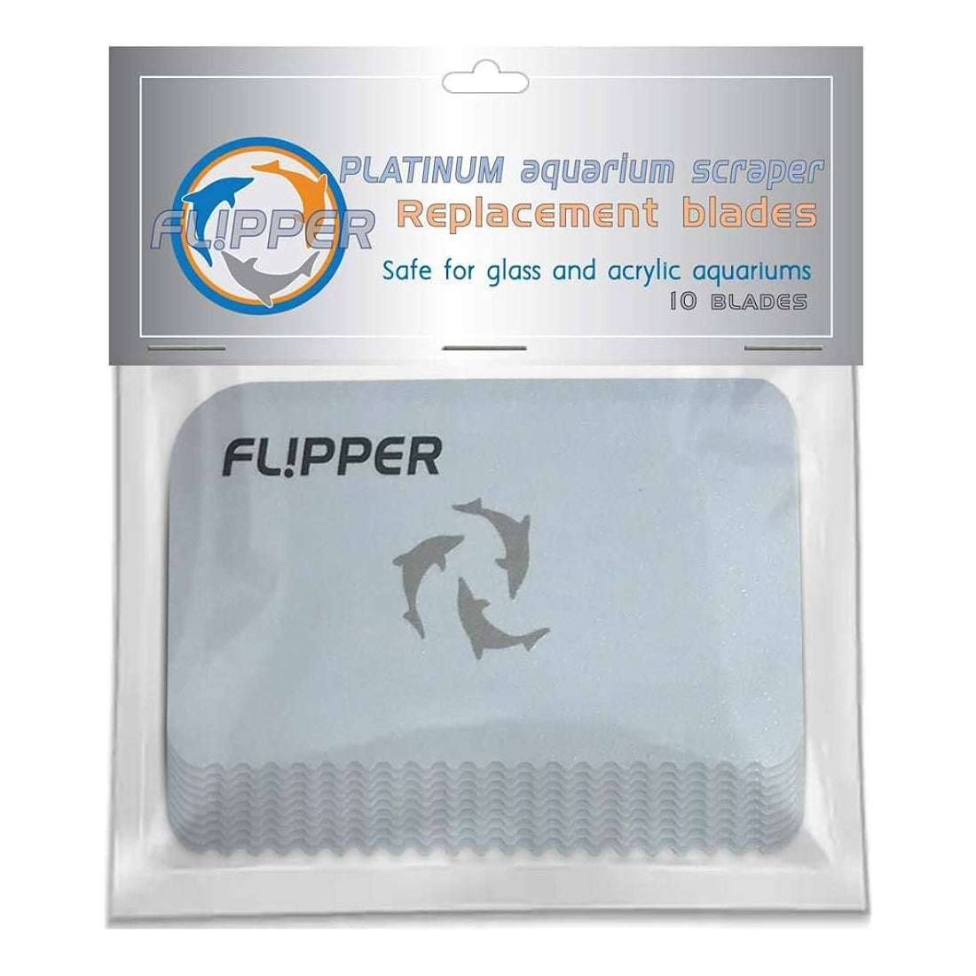 Flipper Platinum Scraper Plastic Blades - 10pk