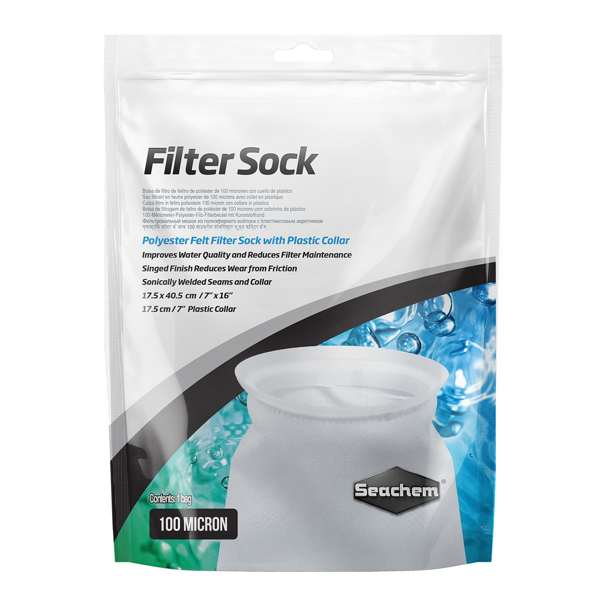 Filter Sock - 100 Micron - 7" x 16"