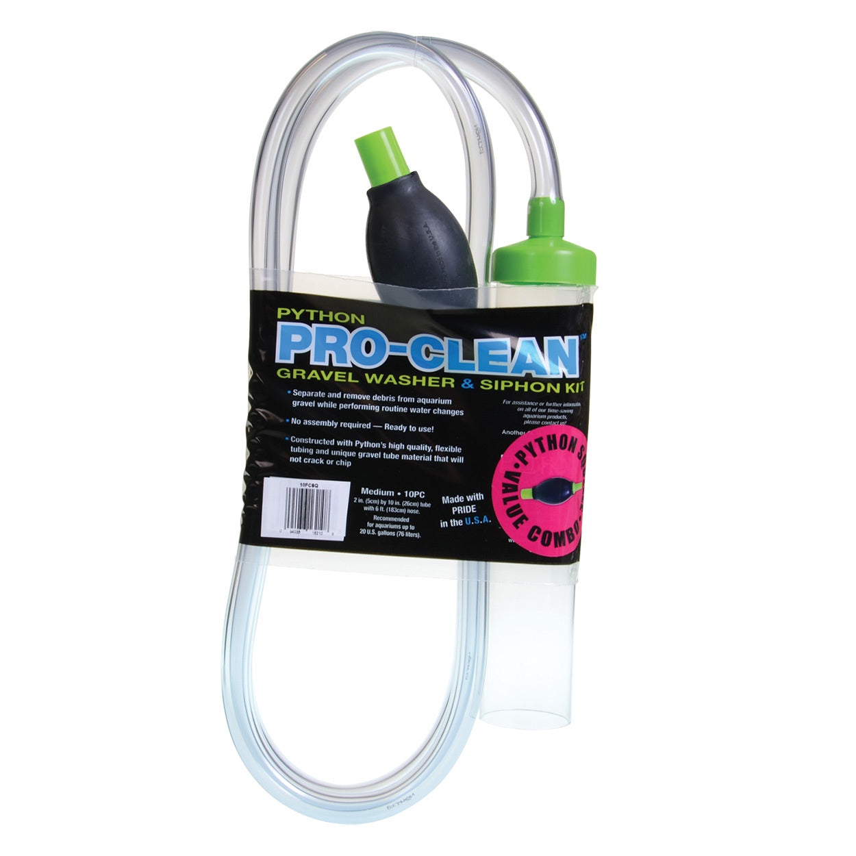 Pro-Clean Gravel Washer & Siphon Kit with Squeeze - Medium
