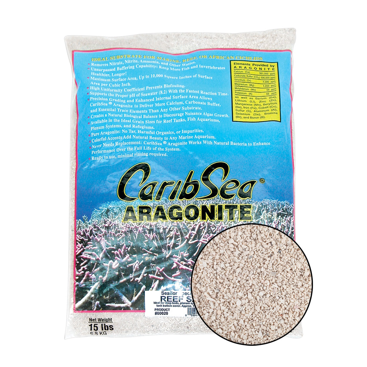 Seaflor Special Grade Reef Sand - 15 lb