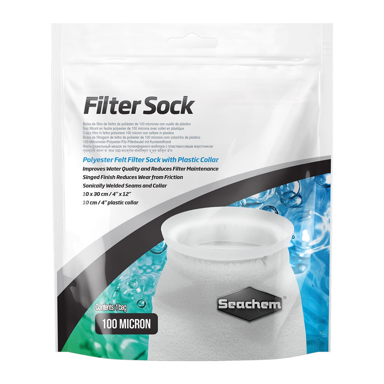 Filter Sock - 100 Micron - 4" x 12"